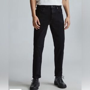 Everlane Jeans: Organic Taper in Distressed Black 32x34